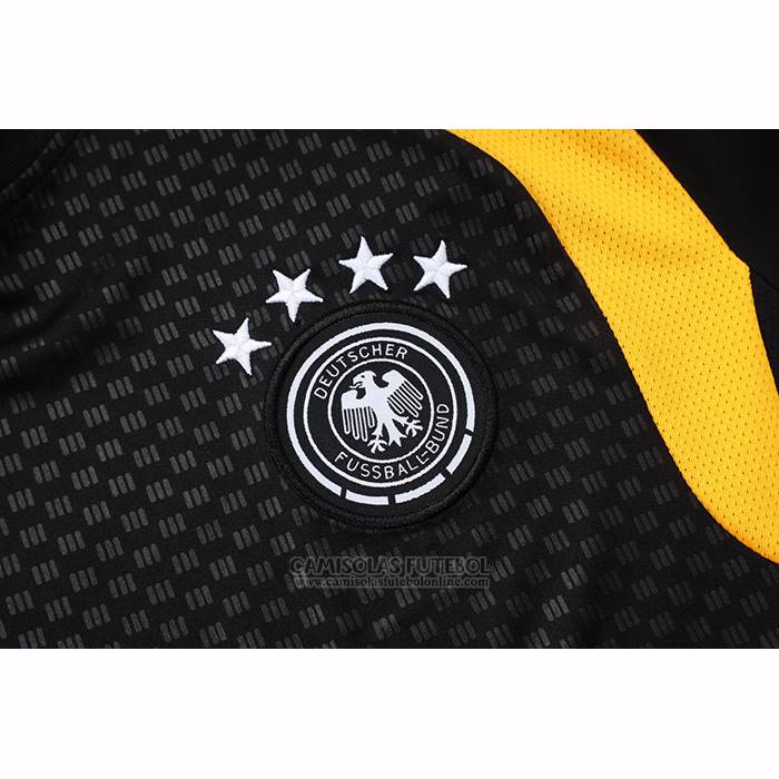 Fato de Treino Alemanha Manga Curta 2025-2026 Preto - Calcas Curta